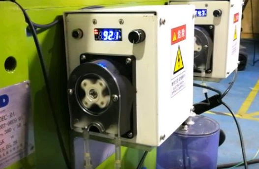 Lapping Machine Precise peristaltic pumping system